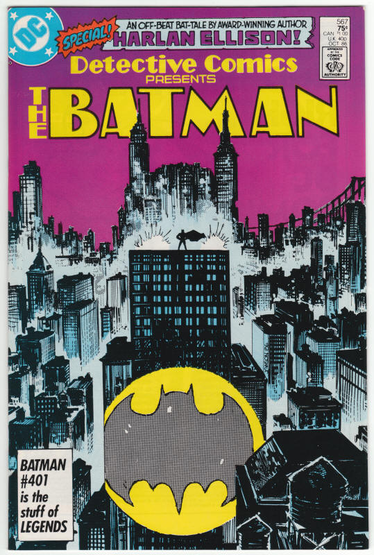 Detective Comics #567 front cover