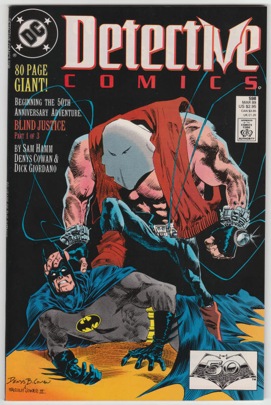 Detective Comics #598 front cover