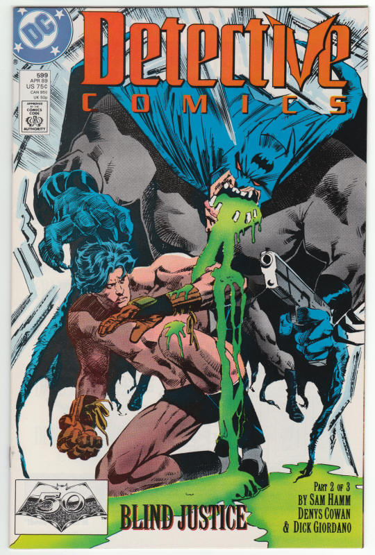 Detective Comics #599 front cover