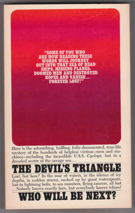 The Devils Triangle back cover