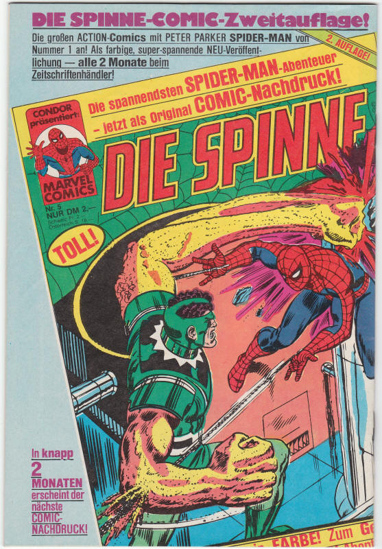 Die Spinne #151 back cover