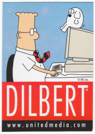 Dilbert Toy Tag Card