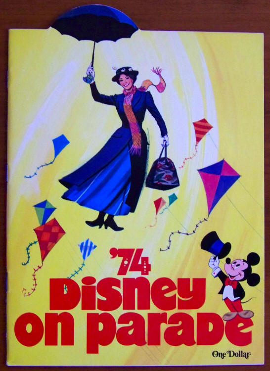 Disney On Parade 1973 1974 Souvenir Program front cover