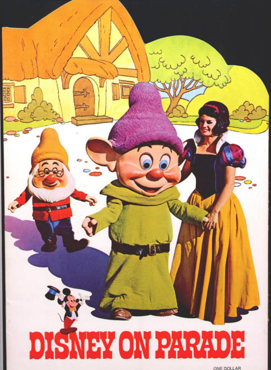 Disney On Parade 1971-72 Souvenir Program front cover