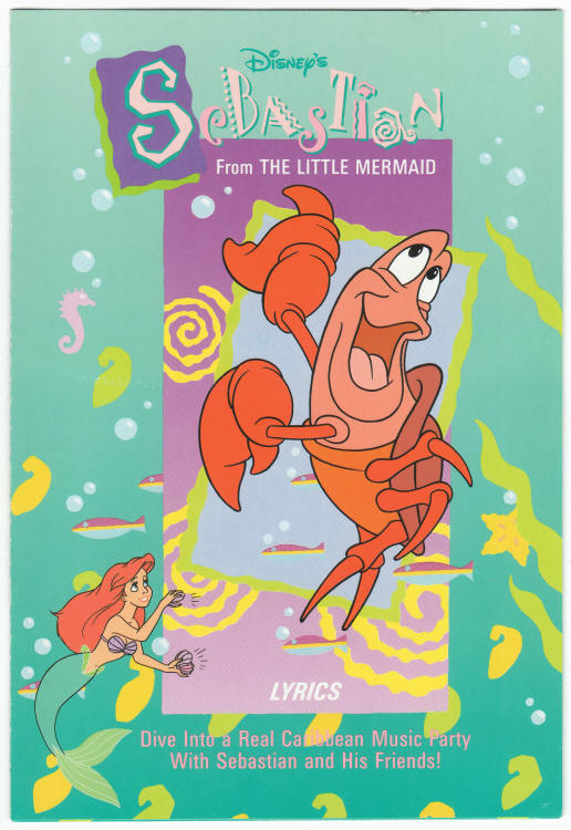 Disneys Sebastian Lyrics Booklet