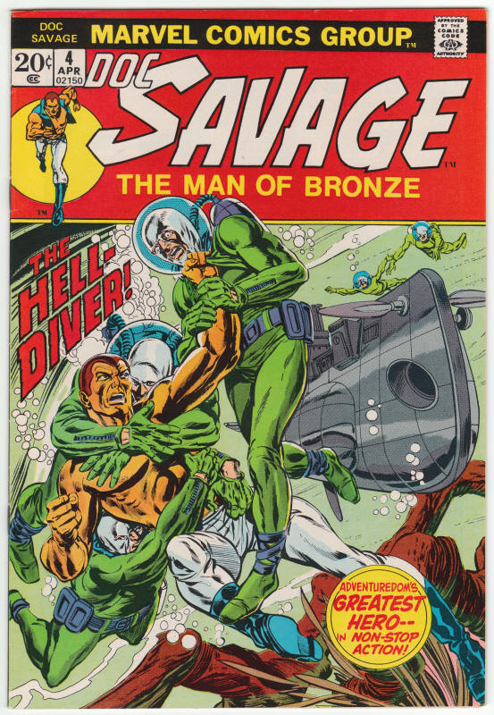 Doc Savage #4 front cover