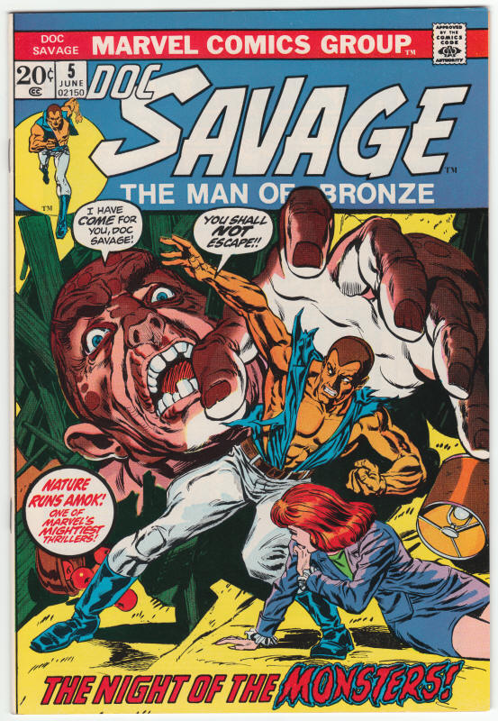 Doc Savage #5 front cover