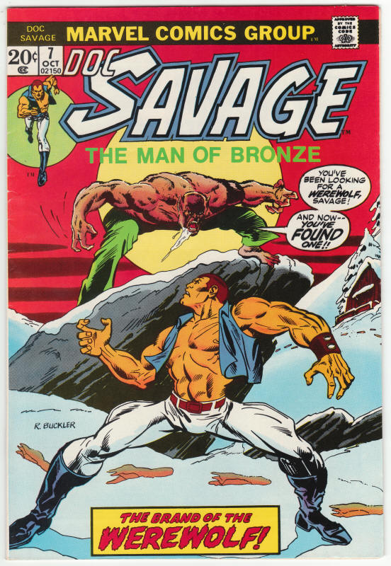 Doc Savage #7 front cover