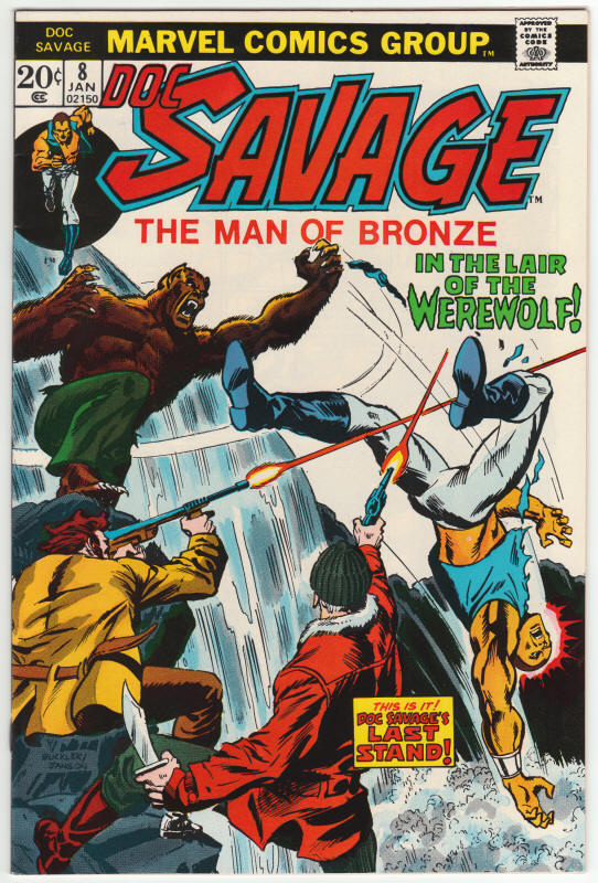 Doc Savage #8 front cover