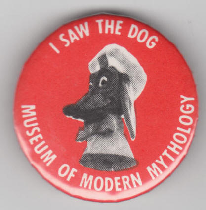Museum of Modern Mythology Doggie Diner Button