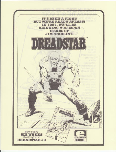 Dreadstar Promotional Poster