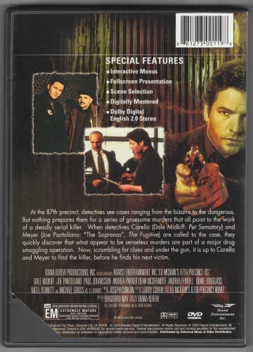 Ed McBains 87th Precinct Ice DVD