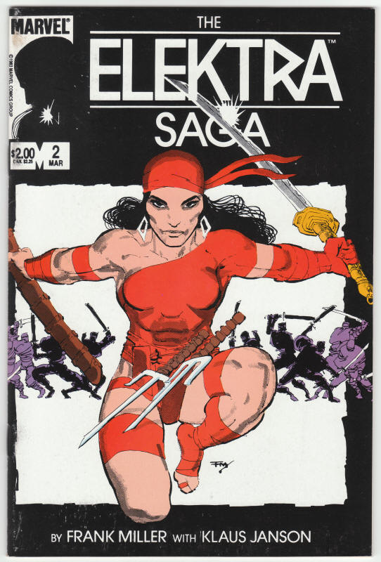 Elektra Saga #2 front cover