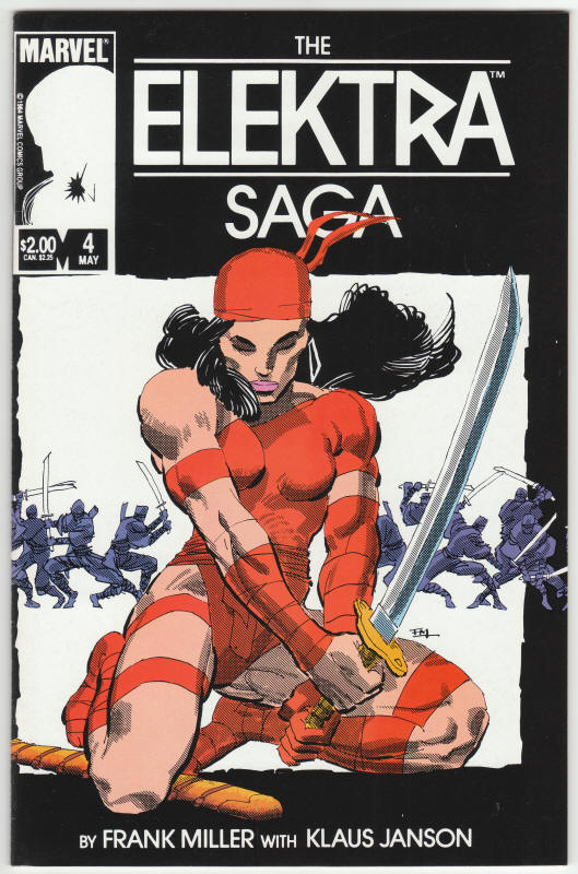 Elektra Saga #4 front cover