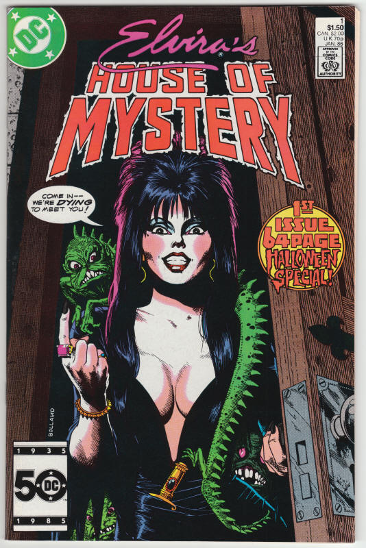 Elviras House Of Mystery #1 front cover