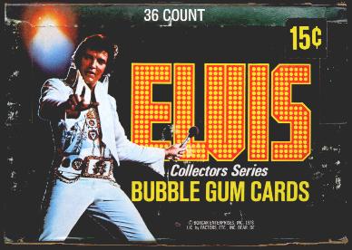 1978 Donruss Elvis Trading Gum Card Box