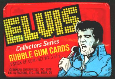 1978 Donruss Elvis Unopened Trading Gum Card Wax Pack