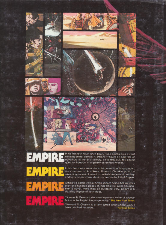 Empire Delaney Chaykin back cover