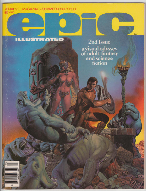 Epic Illustrated #2 front cover