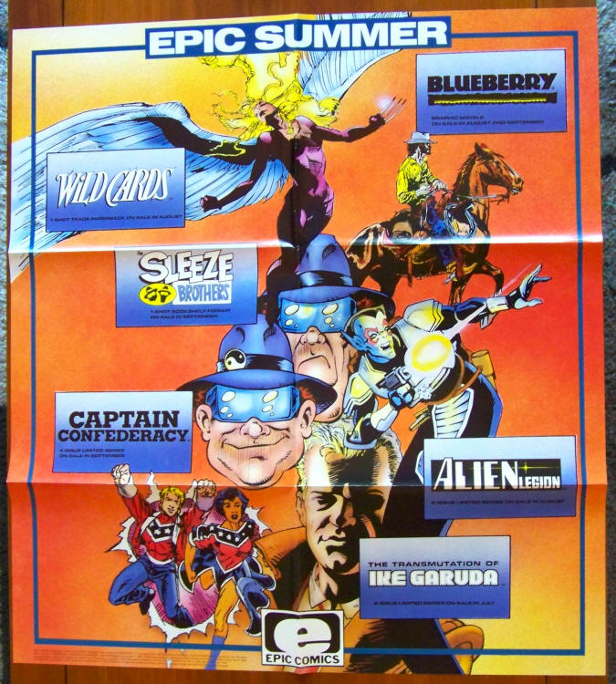 Epic Summer Comics Promo Poster