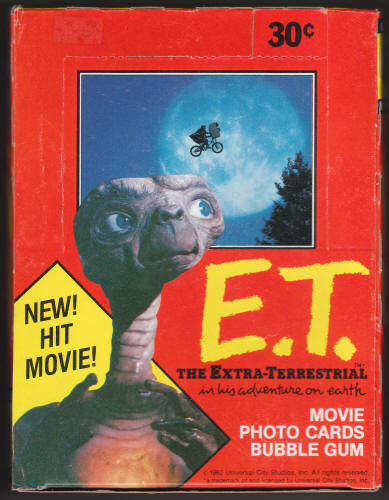 1982 Topps ET The Extra Terrestrial Wax Box