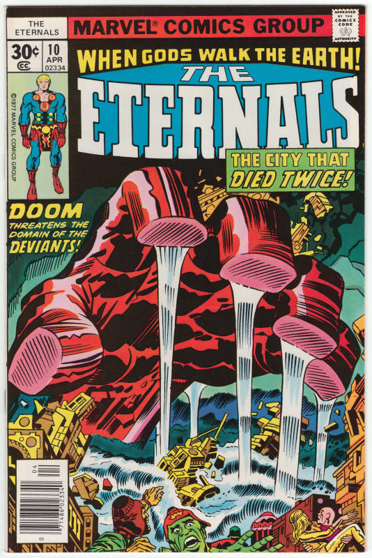 The Eternals #10 front cover