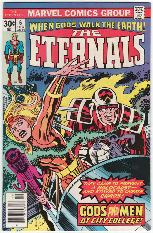 The Eternals #6 front cover