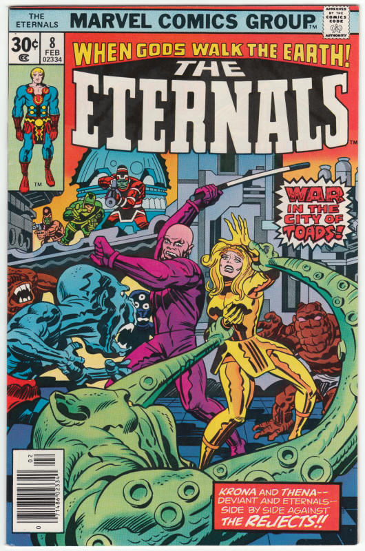 The Eternals #8 front cover