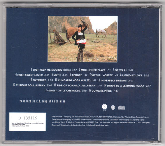 Even Cowgirls Get The Blues Orignal Soundtrack Compact Disc