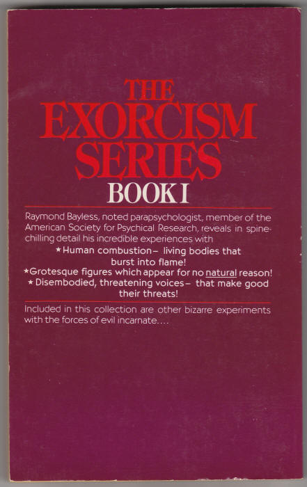 The Exorcism Series Book I back cover