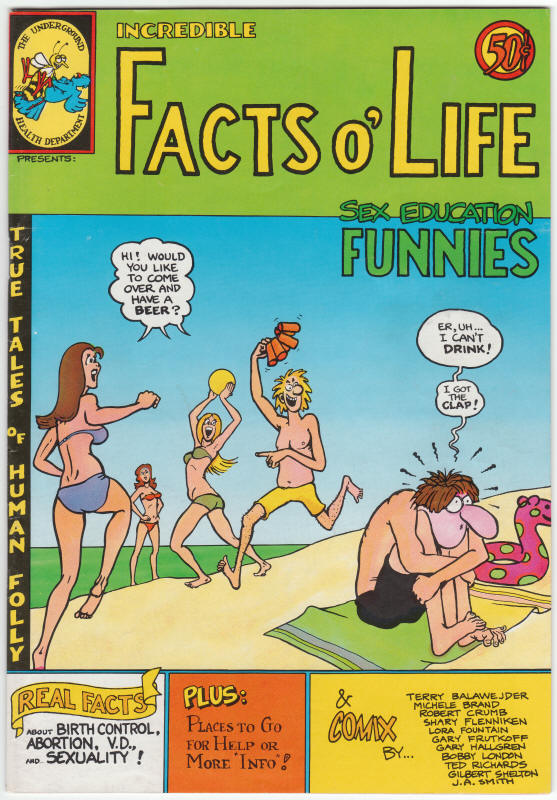 Facts O Life Sex Education Funnies front cover