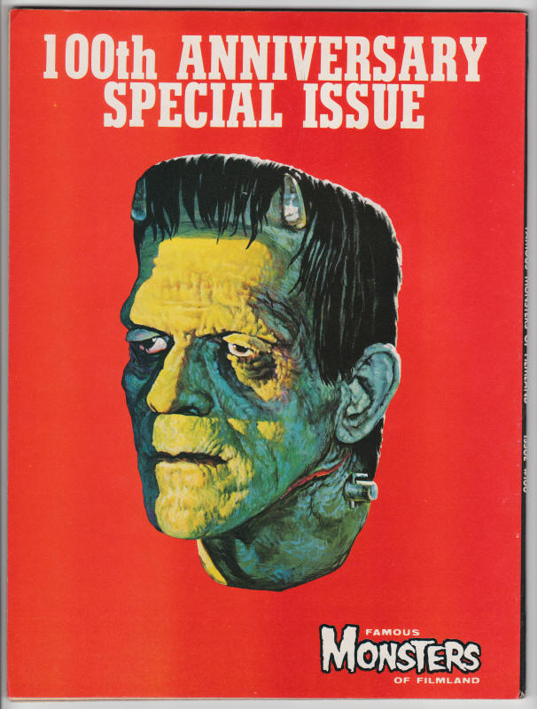 Famous Monsters Of Filmland 100 back cover
