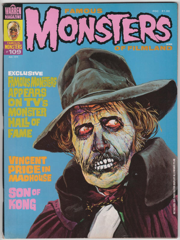 Famous Monsters Of Filmland #109 front cover