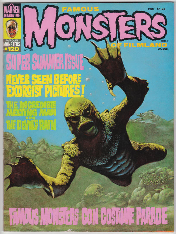 Famous Monsters Of Filmland 120 front cover