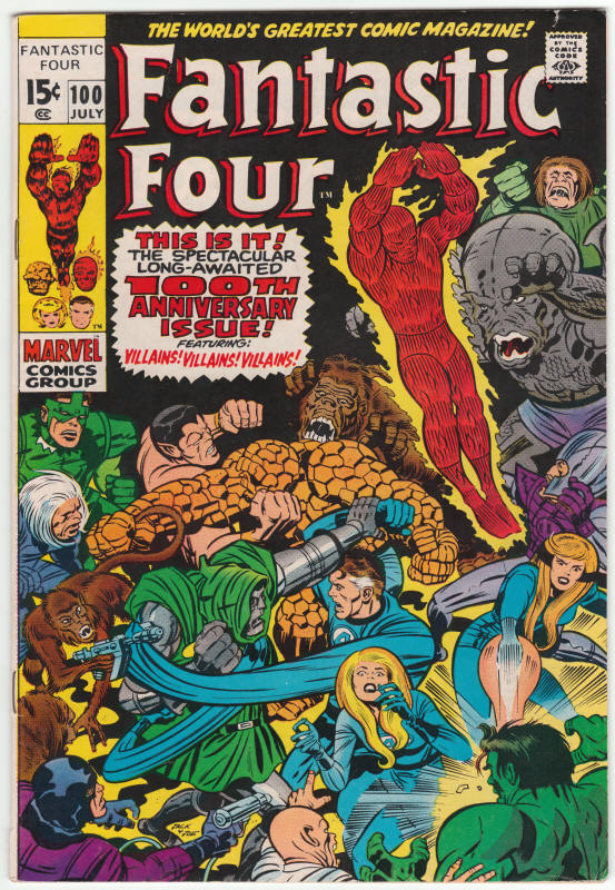 Fantastic Four 100 front cover