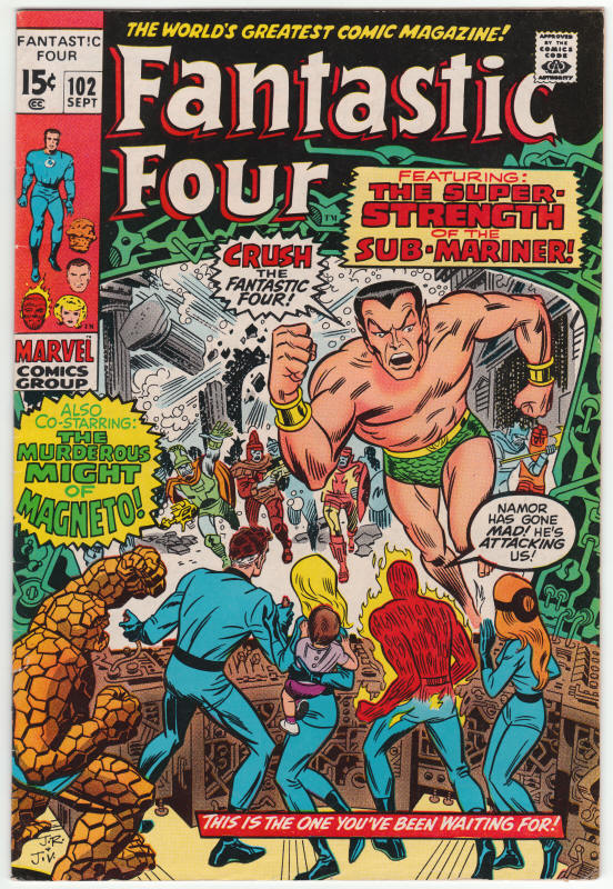 Fantastic Four #102 front cover