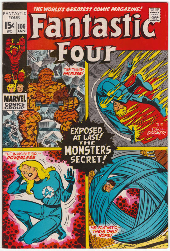 Fantastic Four 106 front cover
