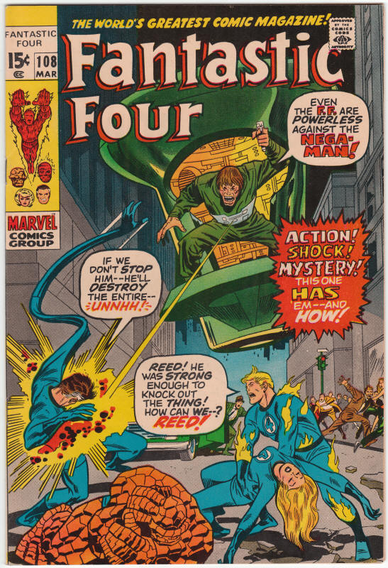 Fantastic Four #108 front cover