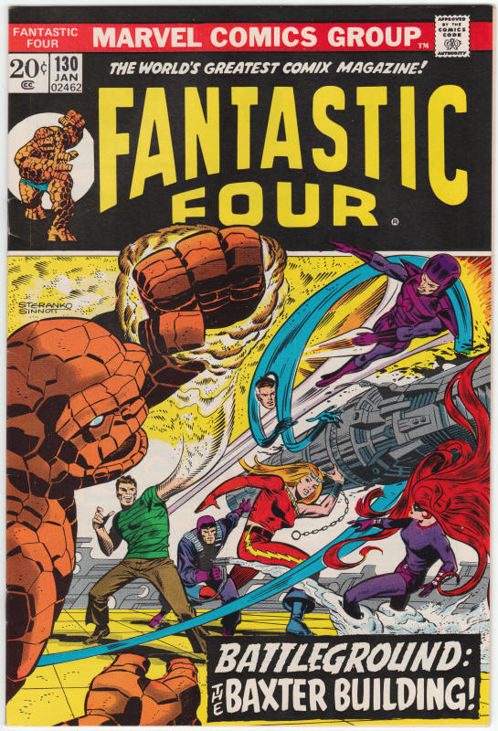 Fantastic Four #130 front cover