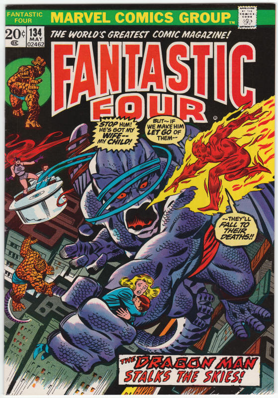 Fantastic Four #134 front cover