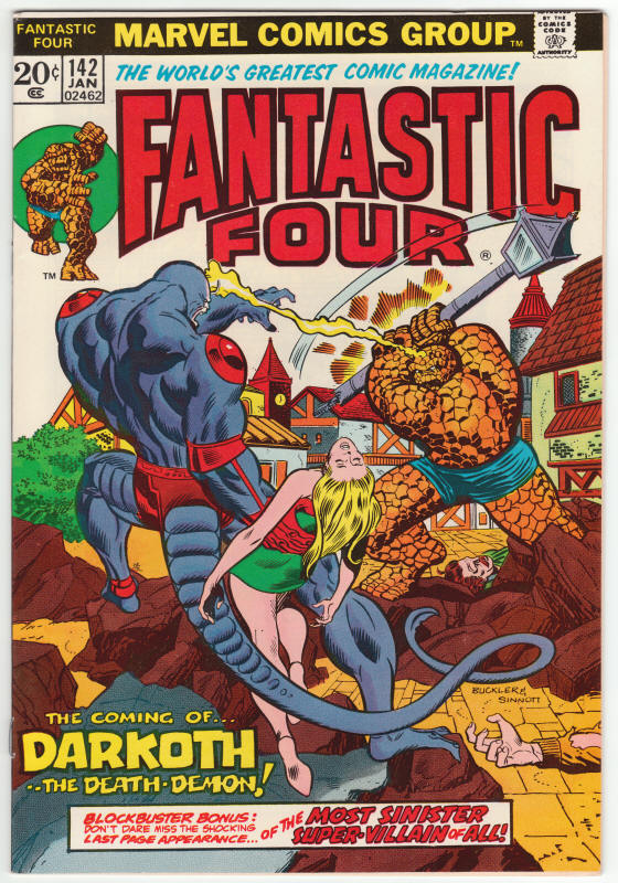 Fantastic Four #142 front cover