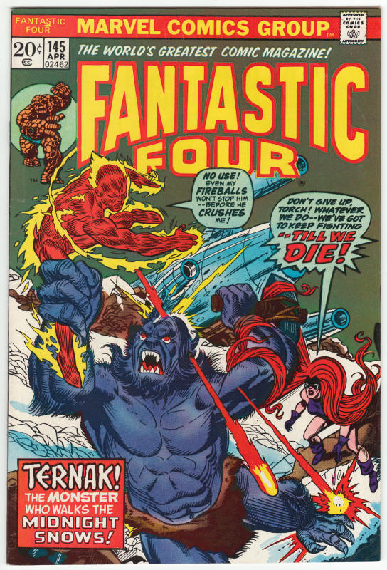 Fantastic Four #145 front cover