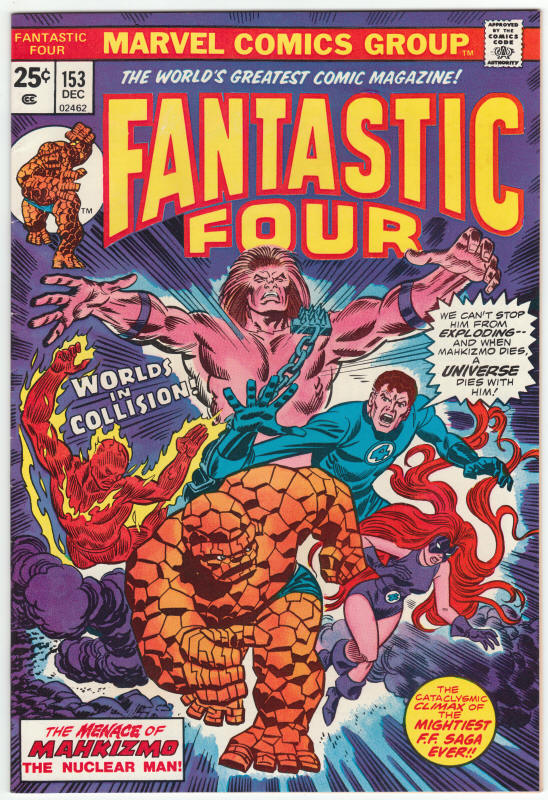 Fantastic Four #153 front cover
