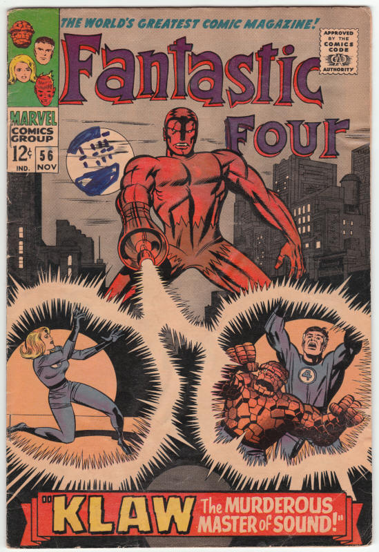 Fantastic Four #56 front cover