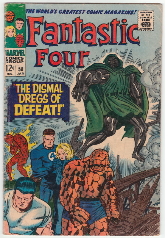 Fantastic Four #58 front cover