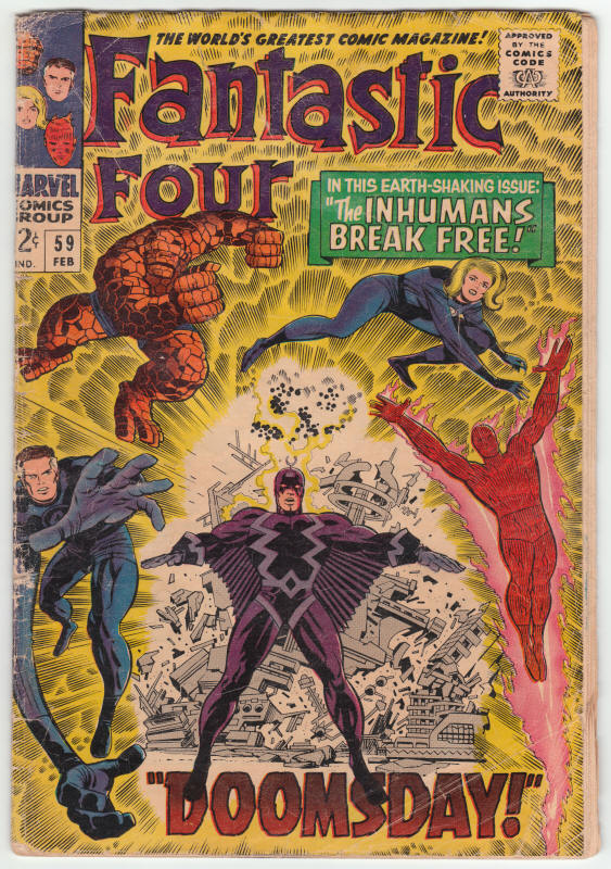 Fantastic Four #59 front cover