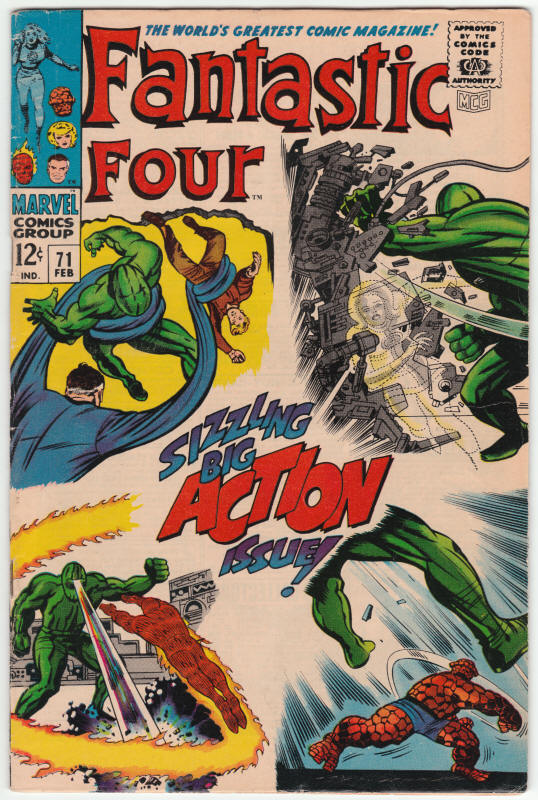 Fantastic Four #71 front cover