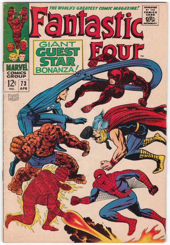 Fantastic Four #73 front cover