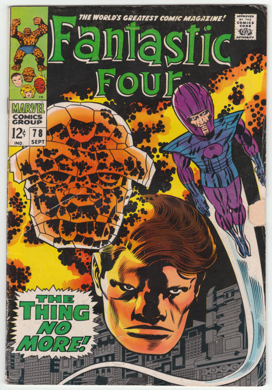 Fantastic Four #78 front cover