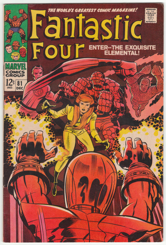 Fantastic Four #81 front cover